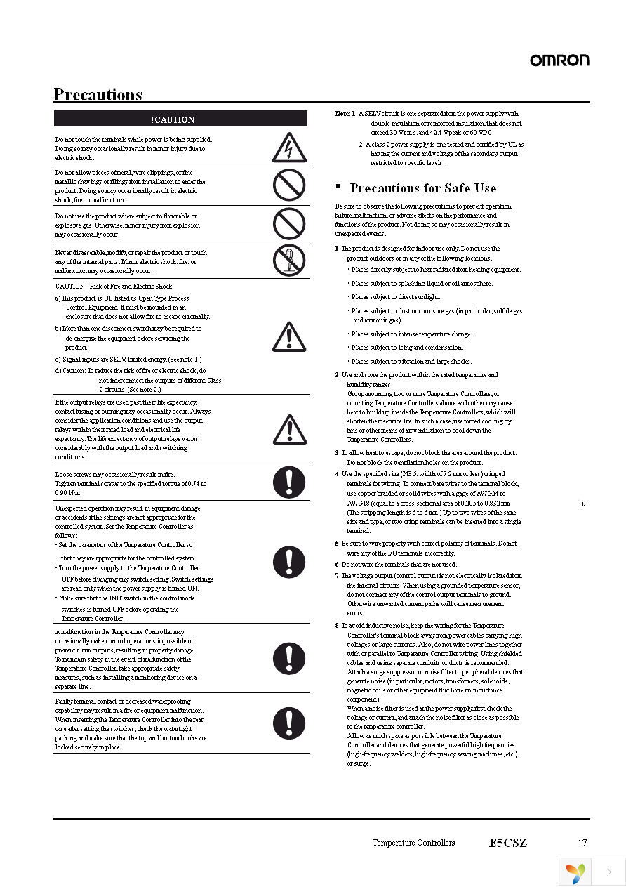 E5CSZ-R1T AC100-240 Page 17